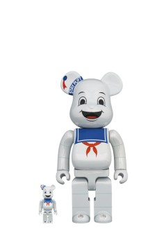 bearbrick decoracion unisexbearbrick 100% 400% ghostbusters stay puft marshmallow man - med0632 mu