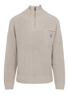carhartt knitwear mansuéter detroit con media cremallera - i035398 2lpxx