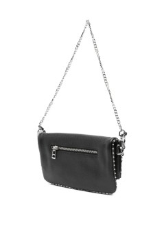 zadig & voltaire crossbody mujer rock nano grained leath studs - lwba03977 011
