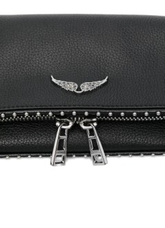 zadig & voltaire crossbody mujer rock nano grained leath studs - lwba03977 011