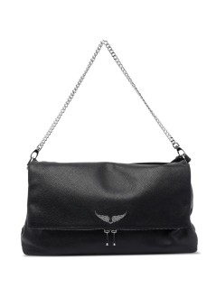 zadig & voltaire handbag mujer rocky xl grained leather - lwba04126 011