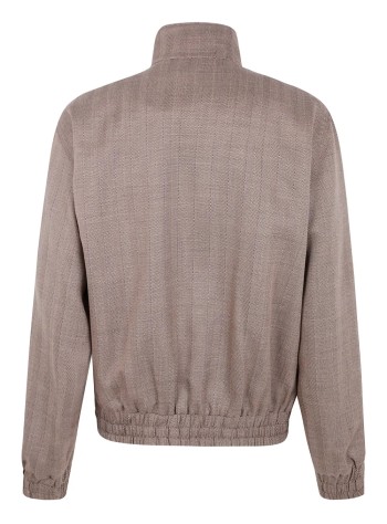 drôle de monsieur outerwear hombre la trackjacket chevron - ijt214wv009bn brown 2