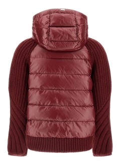 herno outerwear mujer piumino in maglia con schiena - mp000150d70016 5950