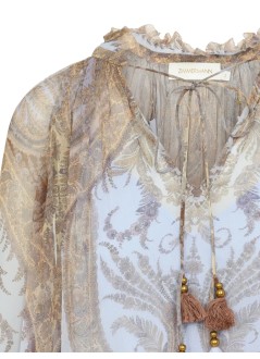 zimmermann blusa mujer hypnotic billow blouse - 0991tf251 lpsl
