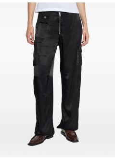 ganni pant  womanwashed satin pants - w0808 099