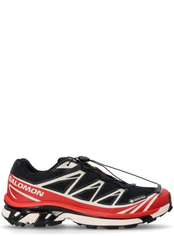 salomon sneaker manxt-6 gtx - l47974900 black flame scarlet vanilla ice