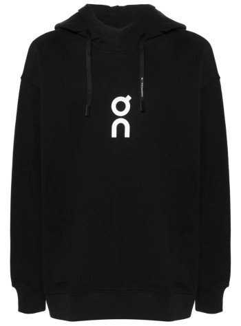 on running sweater manclub hoodie - 1me10030553 black