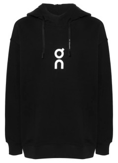 on running sweater manclub hoodie - 1me10030553 black