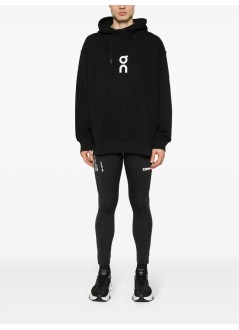 on running sweater manclub hoodie - 1me10030553 black