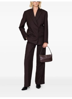 anine bing crossbody womanmini elly bag - a1311699dbn1 dark brown