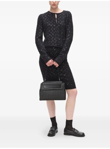 karl lagerfeld handbag mujer ikon k top handle studs - a4w30086 1rc 2