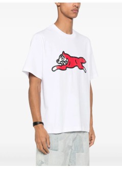 icecream t-shirt manrunning dog t-shirt - ic23449 white