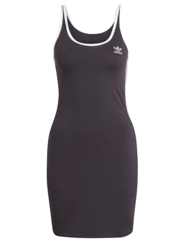 adidas originals dress woman3s mini dress - jw2586 black white
