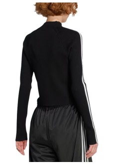 adidas originals outerwear womanslim knit tt - jy2597 black