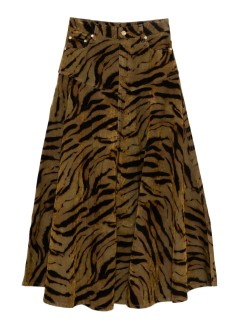 ganni skirt womanprinted flock denim long skirt - j1877 894