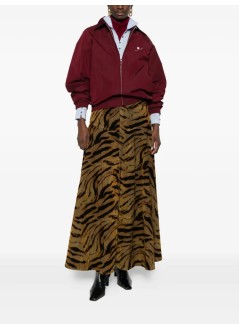 ganni skirt womanprinted flock denim long skirt - j1877 894