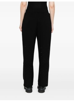 karl lagerfeld pant  womanrhinestone rain sweatpant - a4w10089 999