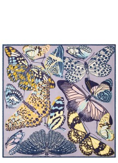 inoui editions neckwear mujer square carre 130 papillons - ca222pa03 grey gris