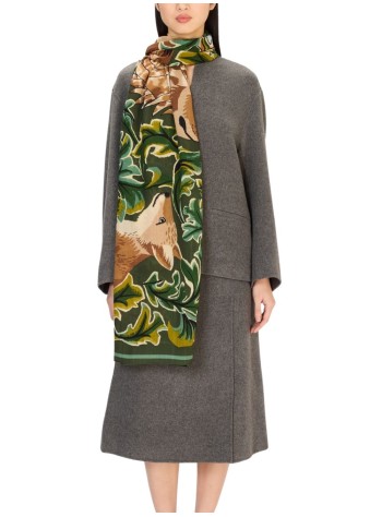 inoui editions neckwear womanscarf etole 100 leonard - et221le20 khaki kaki 2