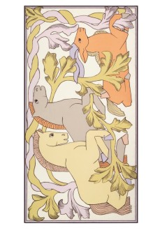 inoui editions neckwear womanscarf etole 100 cavale - et221ca00 white blanc