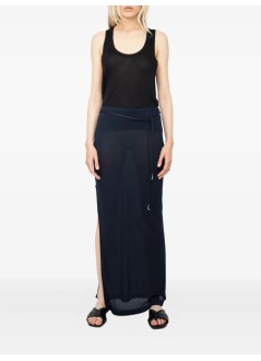 zadig & voltaire skirt womangiada light rib - jwsk01010 404