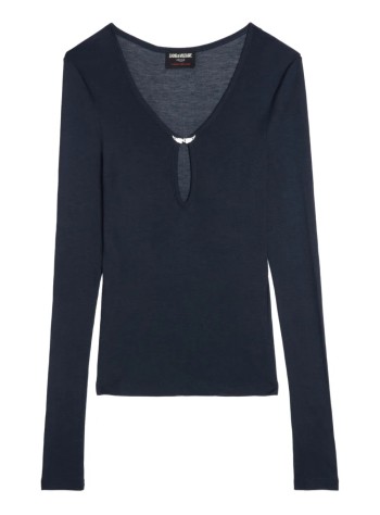 zadig & voltaire blusa mujer tina lr - jwtn02637 404