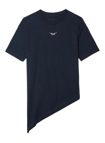 zadig & voltaire top mujer edda hc wings strass - jwts02842 404