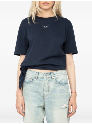 zadig & voltaire top mujer edda hc wings strass - jwts02842 404 2