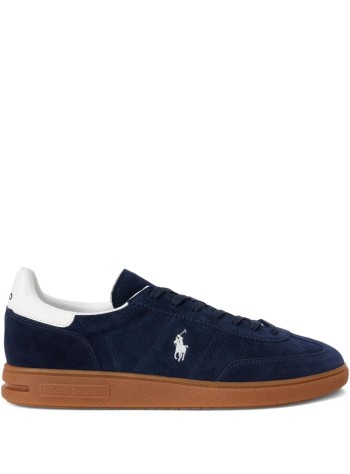 polo ralph lauren sneaker manbedford pp-sneakers-low top lace - 809978008001 navy deckwash white