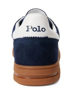 polo ralph lauren sneaker manbedford pp-sneakers-low top lace - 809978008001 navy deckwash white