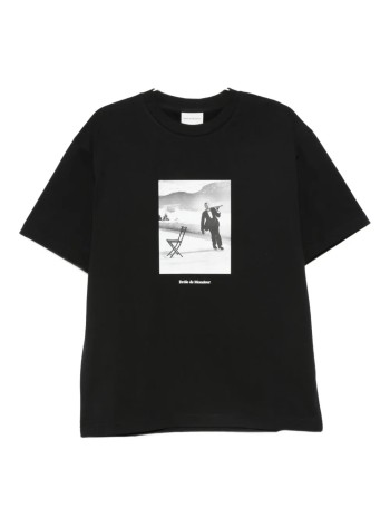 drôle de monsieur camiseta hombre le t-shirt ice skating waiter - its266co195bl black