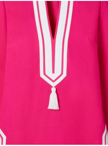 tory burch kaftan womancotton tory tunic - 83308654 654 2
