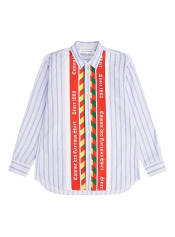 comme des garçons shirt shirt manmens shirt woven - fpb008w25 stripe mix