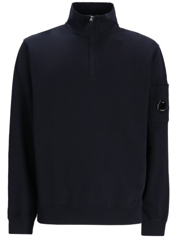 c.p.company sweater mansweatshirts polo collar in light fleece - 19cmss102a002246g 888
