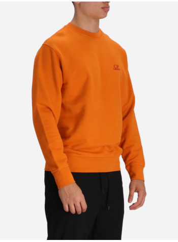 c.p.company sudadera hombre sweatshirts crew neck in brushed emerized diagonal fleece - 19cmss718b006372r 434 2