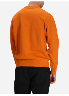 c.p.company sudadera hombre sweatshirts crew neck in brushed emerized diagonal fleece - 19cmss718b006372r 434