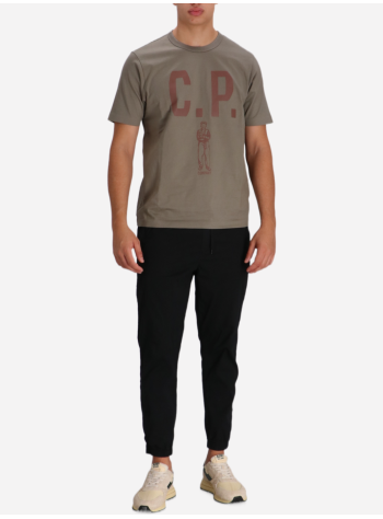 c.p.company camiseta hombre t-shirts short sleeve in mercerized jersey 30/2 twisted - 19cmts112a110301w 356 2