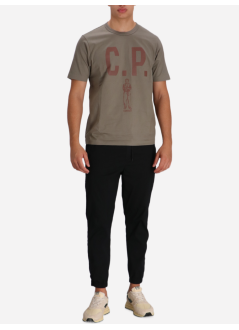 c.p.company camiseta hombre t-shirts short sleeve in mercerized jersey 30/2 twisted - 19cmts112a110301w 356