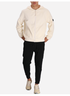 c.p.company sweater mansweatshirts hooded open in corduroy 350 - 19cmss217a110472g 402