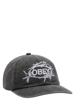 obey cap manobey duster 6 panel velcro - 100580417 blk