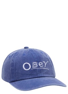 obey cap manpigment obey headlines 6 pnl - 100580420 blu