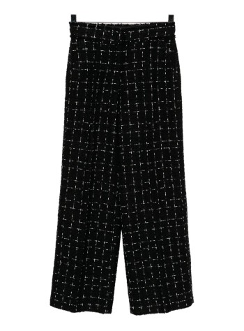 karl lagerfeld pant  womanlogo boucle pants - a4w10109 2ek