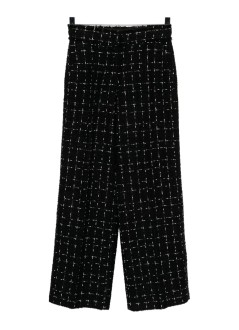karl lagerfeld pantalon mujer logo boucle pants - a4w10109 2ek
