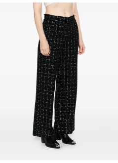 karl lagerfeld pantalon mujer logo boucle pants - a4w10109 2ek