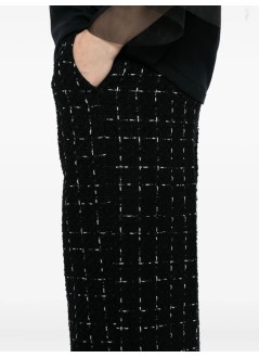 karl lagerfeld pantalon mujer logo boucle pants - a4w10109 2ek