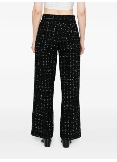 karl lagerfeld pantalon mujer logo boucle pants - a4w10109 2ek