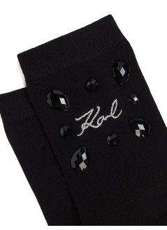 karl lagerfeld calcetines mujer k signature gem socks 2p - a4w42002 999