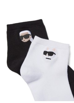karl lagerfeld socks womanikon short socks 3p - a1w47077 972