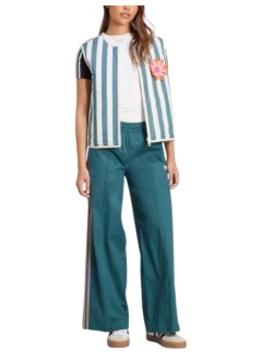 adidas originals pant  womanwideleg pant - kc0677 tecgrn