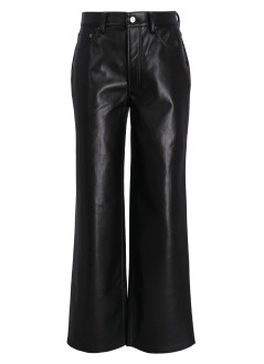 anine bing pantalon mujer manon pant - a0611292blk26 black